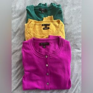 3 Different cardigans